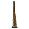 MetallicAnal Gode long Monster RattleSnake 45 x 5.5cm Doré